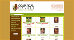 Desktop Screenshot of costaricanmarket.com